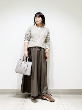 「アイテム（Tシャツ/カットソー）」を使った、サトみ。さん（レディース・151cm・30代）の秋コーディネート