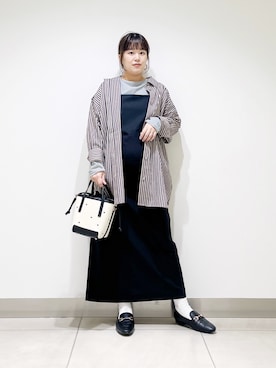 「アイテム（ワンピース/ドレス）」を使った、サトみ。さん（レディース・151cm・30代）の秋コーディネート