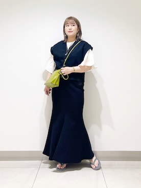 「HARIO Lampwork Factory（ハリオランプワークファクトリー）のアイテム」を使った、サトみ。さん（レディース・151cm）の春コーディネート