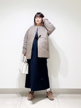 「アイテム（その他アウター）」を使った、サトみ。さん（レディース・151cm）の秋コーディネート