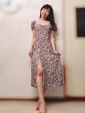 相沢梨紗さん（レディース・159cm）の夏コーディネート