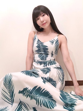 相沢梨紗さん（レディース・159cm）の夏コーディネート