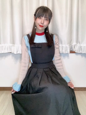 「malamute（マラミュート）のアイテム」を使った、相沢梨紗さん（レディース・159cm）の冬コーディネート