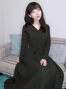 相沢梨紗さん(レディース・159cm)の冬コーディネート