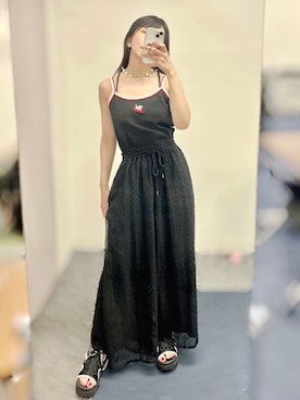 相沢梨紗さん（レディース・159cm）の夏コーディネート