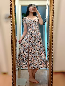 相沢梨紗さん（レディース・159cm）の夏コーディネート