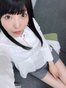 「プチプラミックス」｜「アイテム（セットアップ）」を使った、相沢梨紗さん（レディース・159cm）の夏コーディネート