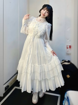 「アイテム（食器/キッチン）」を使った、相沢梨紗さん（レディース・161cm）の冬コーディネート