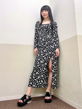 「DAMMY（ダミー）のアイテム」を使った、相沢梨紗さん（レディース・159cm）の夏コーディネート