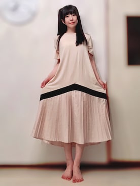 「Diosfront（ディオスフロント）のアイテム」を使った、相沢梨紗さん（レディース・159cm）の夏コーディネート