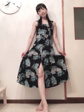 相沢梨紗さん（レディース・159cm）の夏コーディネート