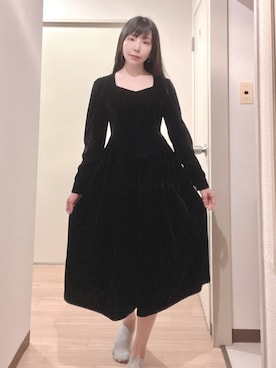 「Leja（レジャ）のアイテム（ワンピース/ドレス）」を使った、相沢梨紗さん（レディース・159cm）の春コーディネート