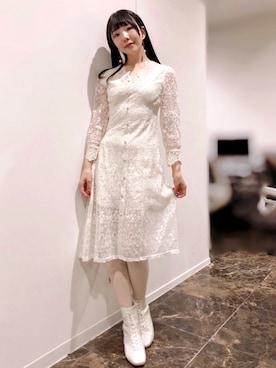 相沢梨紗さん（レディース・159cm）の春コーディネート