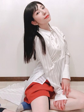 「DAMMY（ダミー）のアイテム」を使った、相沢梨紗さん（レディース・159cm）の夏コーディネート