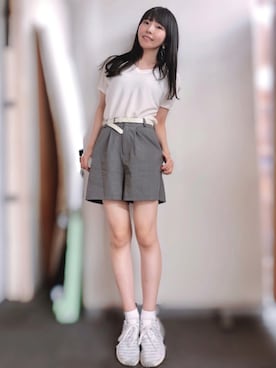 「MIKIO SAKABE（ミキオ サカベ）のアイテム」を使った、相沢梨紗さん（レディース・159cm）の夏コーディネート