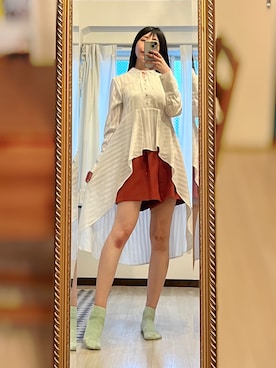 相沢梨紗さん(レディース・159cm)の春コーディネート