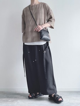 「epnok（エプノック）のアイテム（バッグ）」を使った、KEITAさん（メンズ・170cm）の夏コーディネート