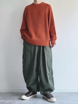 「and cloud（アンドクラウド）のアイテム」を使った、KEITAさん（メンズ・170cm）の冬コーディネート