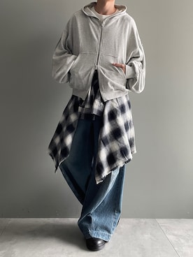 「アイテム（Tシャツ/カットソー）」を使った、KEITAさん（メンズ・170cm）の秋コーディネート