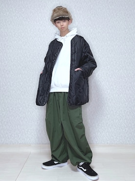 「URBAN RESEARCH（アーバンリサーチ）のアイテム（アクセサリー）」を使った、KEITAさん（メンズ・170cm）の冬コーディネート