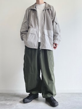 「and cloud（アンドクラウド）のアイテム」を使った、KEITAさん（メンズ・170cm）の春コーディネート