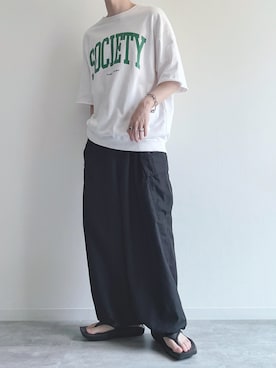 「muleboy（ミュールボーイ）のアイテム（シューズ）」を使った、KEITAさん（メンズ・170cm）の夏コーディネート