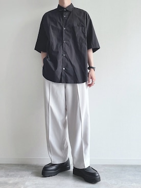 「RAGEBLUE（レイジブルー）のアイテム（モカシン/デッキシューズ）」を使った、KEITAさん（メンズ・170cm）の夏コーディネート