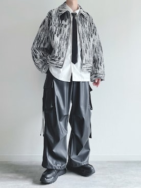 「CASPER JOHN（キャスパージョン）のアイテム（ブルゾン）」を使った、KEITAさん（メンズ・170cm）の秋コーディネート
