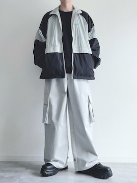 「春服デビュー宣言」｜「アイテム（ナイロンジャケット）」を使った、KEITAさん（メンズ・170cm）の春コーディネート