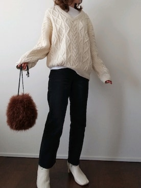 Y☆さん（レディース・163cm）の冬コーディネート