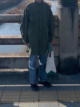 「M65」｜ふじさん（メンズ・180cm）の春コーディネート