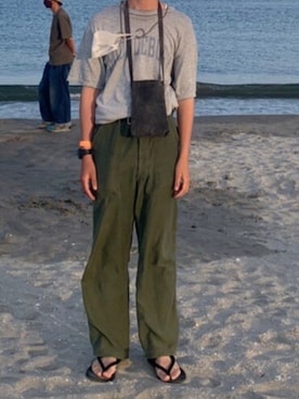 「フェスコーデ」｜「アイテム（腕時計）」を使った、ふじさん（メンズ・180cm）の夏コーディネート