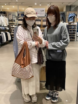 𝚊𝚢𝚊さん（レディース・154cm）の春コーディネート