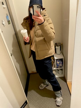 「ダントンダウン」｜yuさん（レディース・158cm）の冬コーディネート