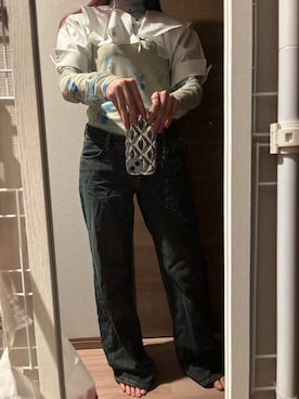 「ZARA（ザラ）のアイテム（パンツ）」を使った、ざねさん（レディース・160cm）の春コーディネート