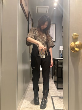 「アイテム（ローファー）」を使った、ざねさん（レディース・160cm）の夏コーディネート