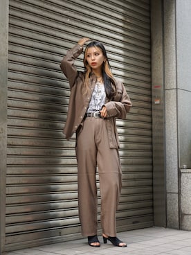 𝐍𝐚𝐨さん(レディース・164cm)の夏コーディネート