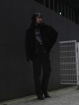 𝐍𝐚𝐨さん（レディース・164cm）の冬コーディネート