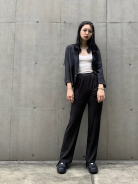 「schott(ショット)のアイテム(ブレスレット)」を使った、𝐍𝐚𝐨さん(レディース・164cm)の夏コーディネート