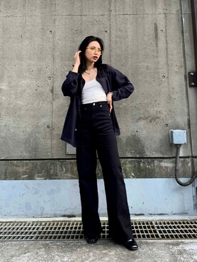 「schott(ショット)のアイテム(ブレスレット)」を使った、𝐍𝐚𝐨さん(レディース・164cm)の夏コーディネート