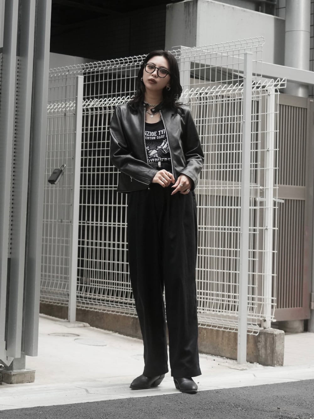 𝐍𝐚𝐨(Schott KOBE店)｜schottのライダースジャケットを使った