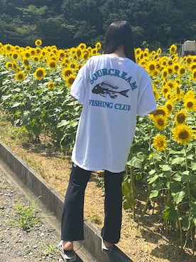 「SHAKA（シャカ）のアイテム（シューズ）」を使った、aoi さん（レディース・155cm）の夏コーディネート