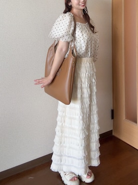 「miu miu（ミュウミュウ）のアイテム」を使った、○△□  yuさん（レディース・150cm）の夏コーディネート