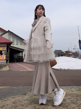 「CALNAMUR（カルナムール）のアイテム」を使った、○△□  yuさん（レディース・150cm）の春コーディネート