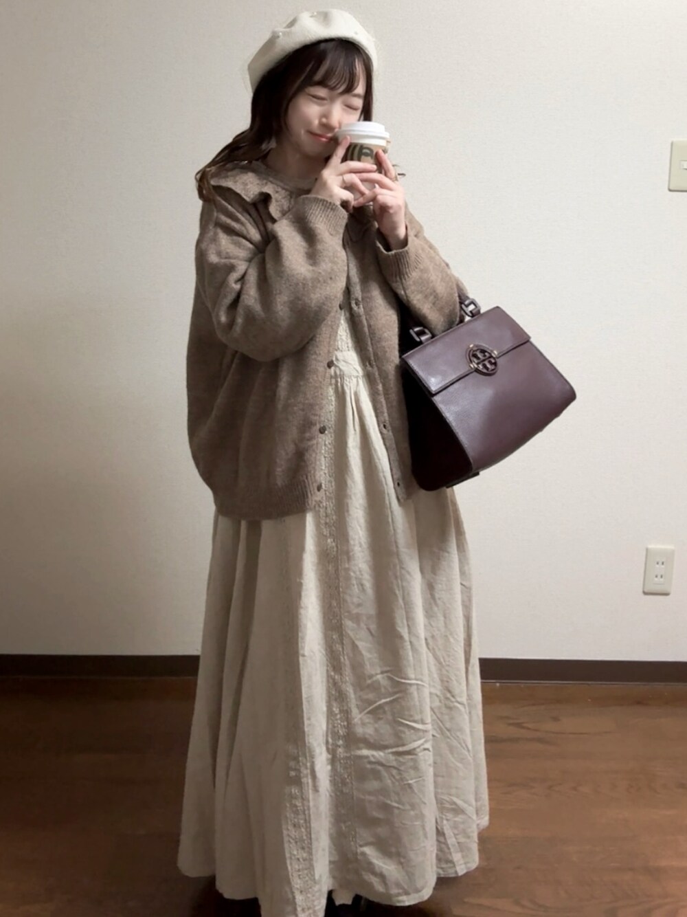 SNIDEL（スナイデル）の「パールチュールベレー（ハンチング/ベレー帽