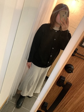 「ニコアンド」｜「アイテム（スカート）」を使った、nkgwtmkさん（レディース・158cm）の春コーディネート