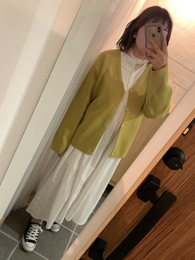 「coca（coca）（コカ）のアイテム（シャツワンピース）」を使った、nkgwtmkさん（レディース・158cm）の冬コーディネート