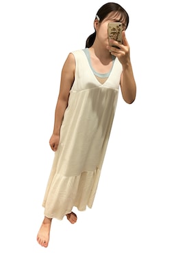 「アイテム（タンクトップ）」を使った、nkgwtmkさん（レディース・158cm）の夏コーディネート