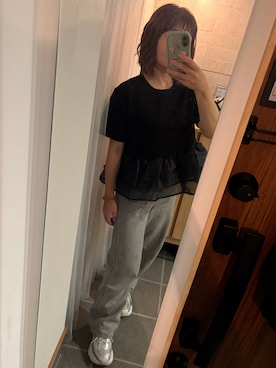 「GLOBAL WORK（グローバルワーク）のアイテム（パンツ）」を使った、nkgwtmkさん（レディース・158cm）の秋コーディネート