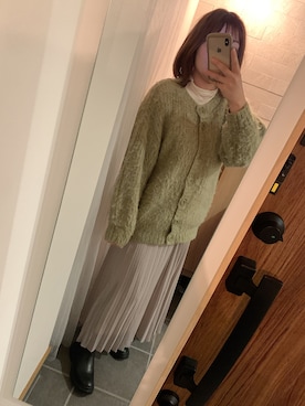 「ニコアンド」｜「アイテム（スカート）」を使った、nkgwtmkさん（レディース・158cm）の春コーディネート